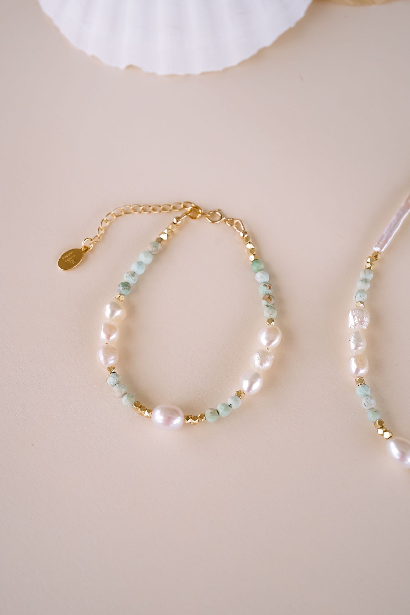 Solene Beaded Turquoise Bracelet - Wander + Lust Jewelry