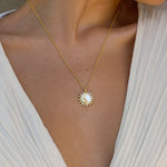 Face to the Sun Pendant Necklace - Wander + Lust Jewelry