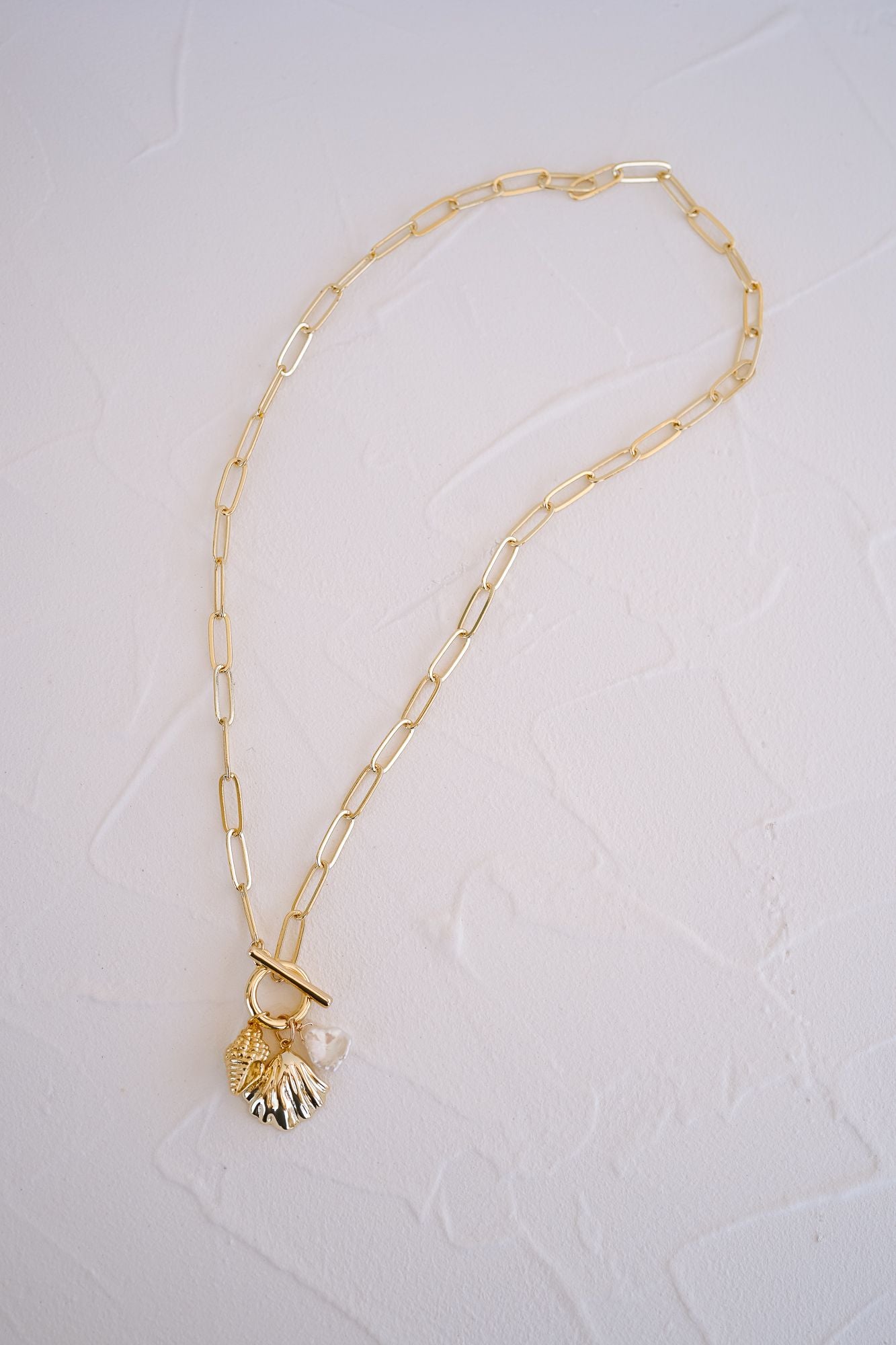 Capri Pearl Toggle Necklace - Wander + Lust Jewelry