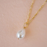 Ella Teardrop Pearl Necklace