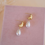 Ella Pearl Drop Earrings - Wander + Lust Jewelry