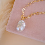 Elowen Pearl Pendant Necklace - Wander + Lust Jewelry