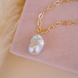 Elowen Pearl Pendant Necklace - Wander + Lust Jewelry