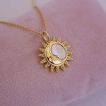 Face to the Sun Pendant Necklace - Wander + Lust Jewelry