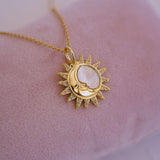 Face to the Sun Pendant Necklace - Wander + Lust Jewelry