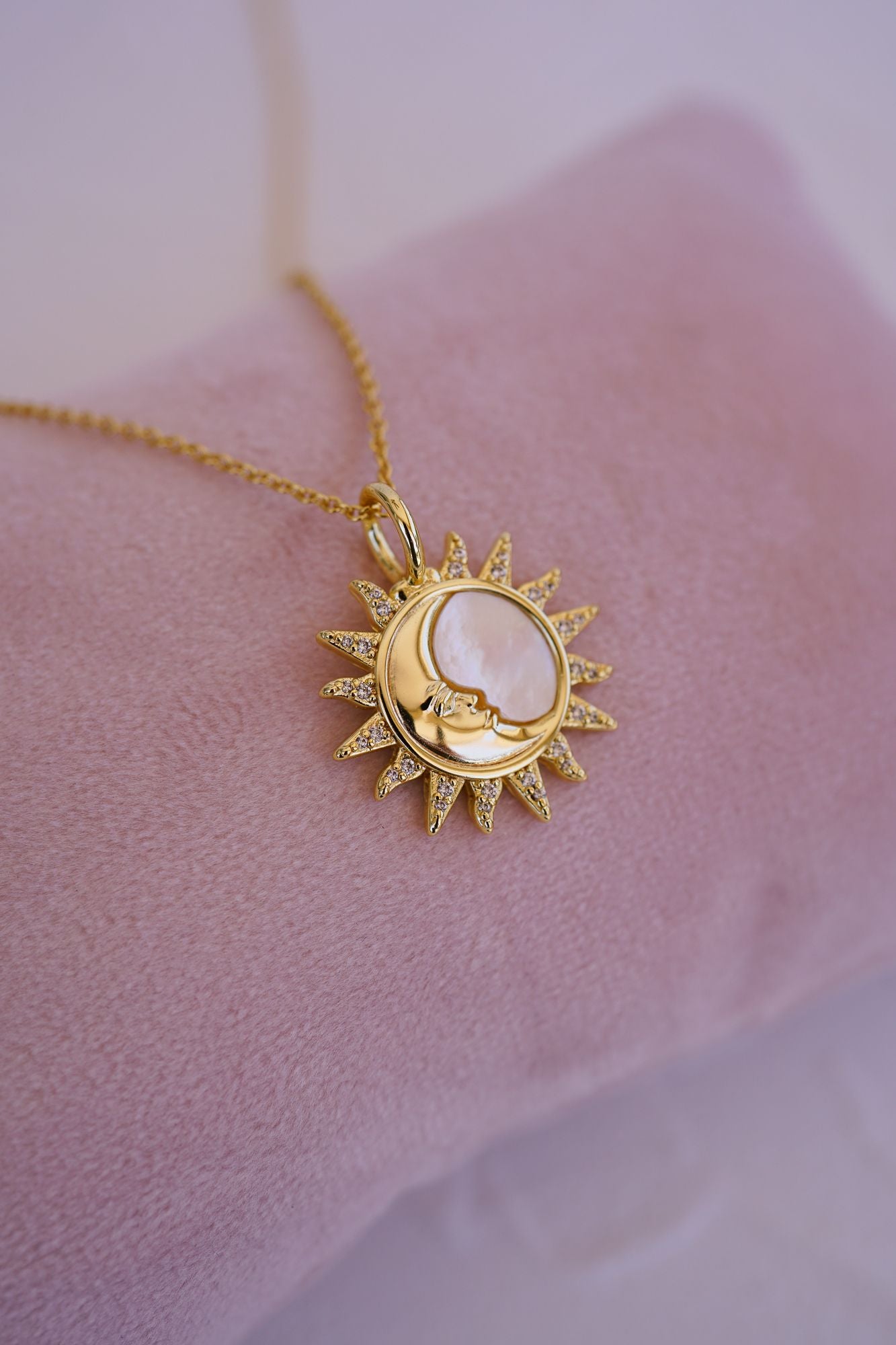 Face to the Sun Pendant Necklace - Wander + Lust Jewelry
