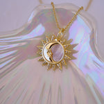 Face to the Sun Pendant Necklace - Wander + Lust Jewelry