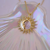 Face to the Sun Pendant Necklace - Wander + Lust Jewelry