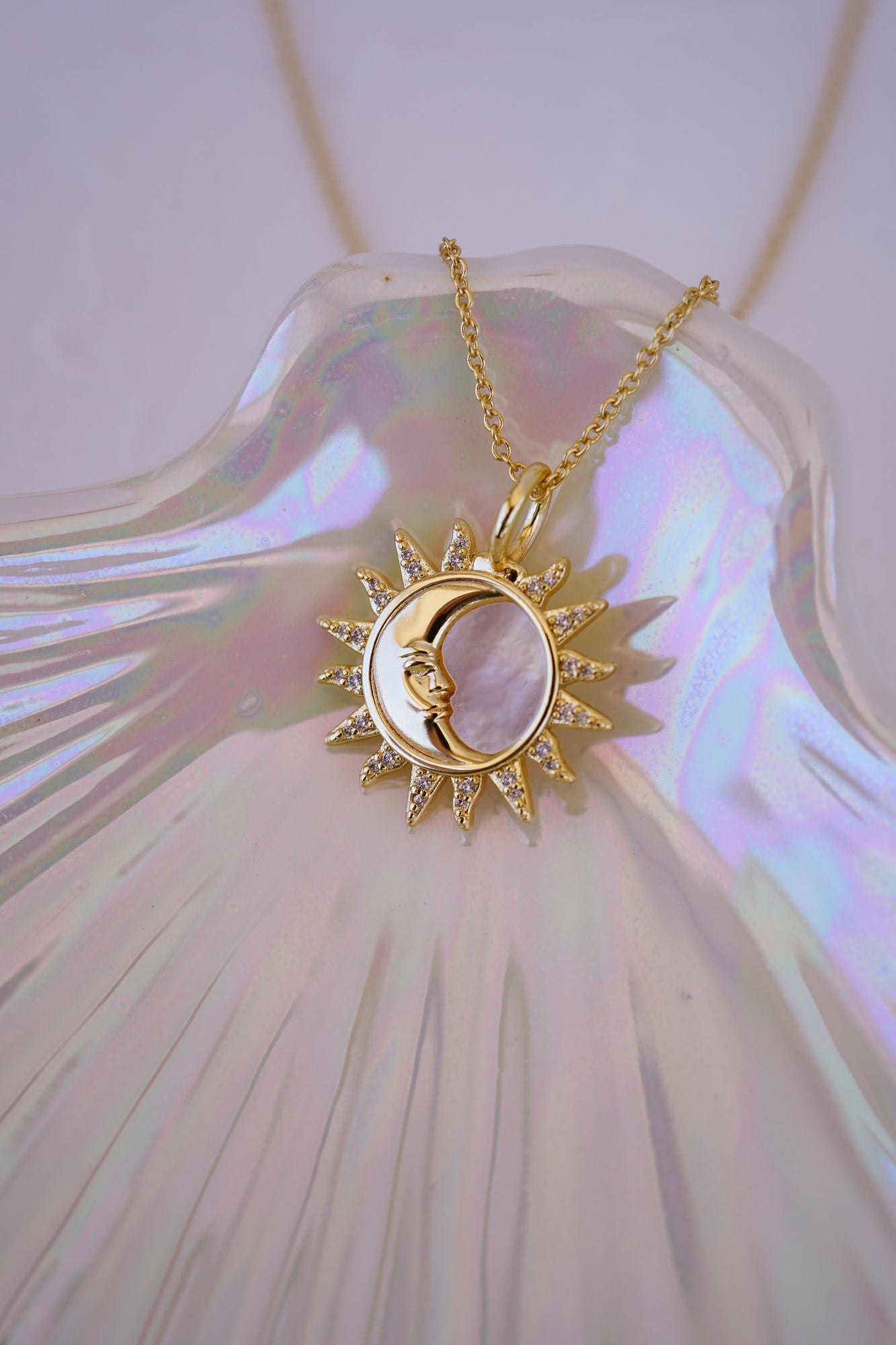 Face to the Sun Pendant Necklace - Wander + Lust Jewelry