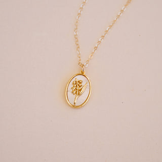May Birth Flower Necklace