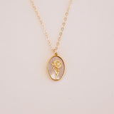 August Birth Flower Necklace - Wander + Lust Jewelry