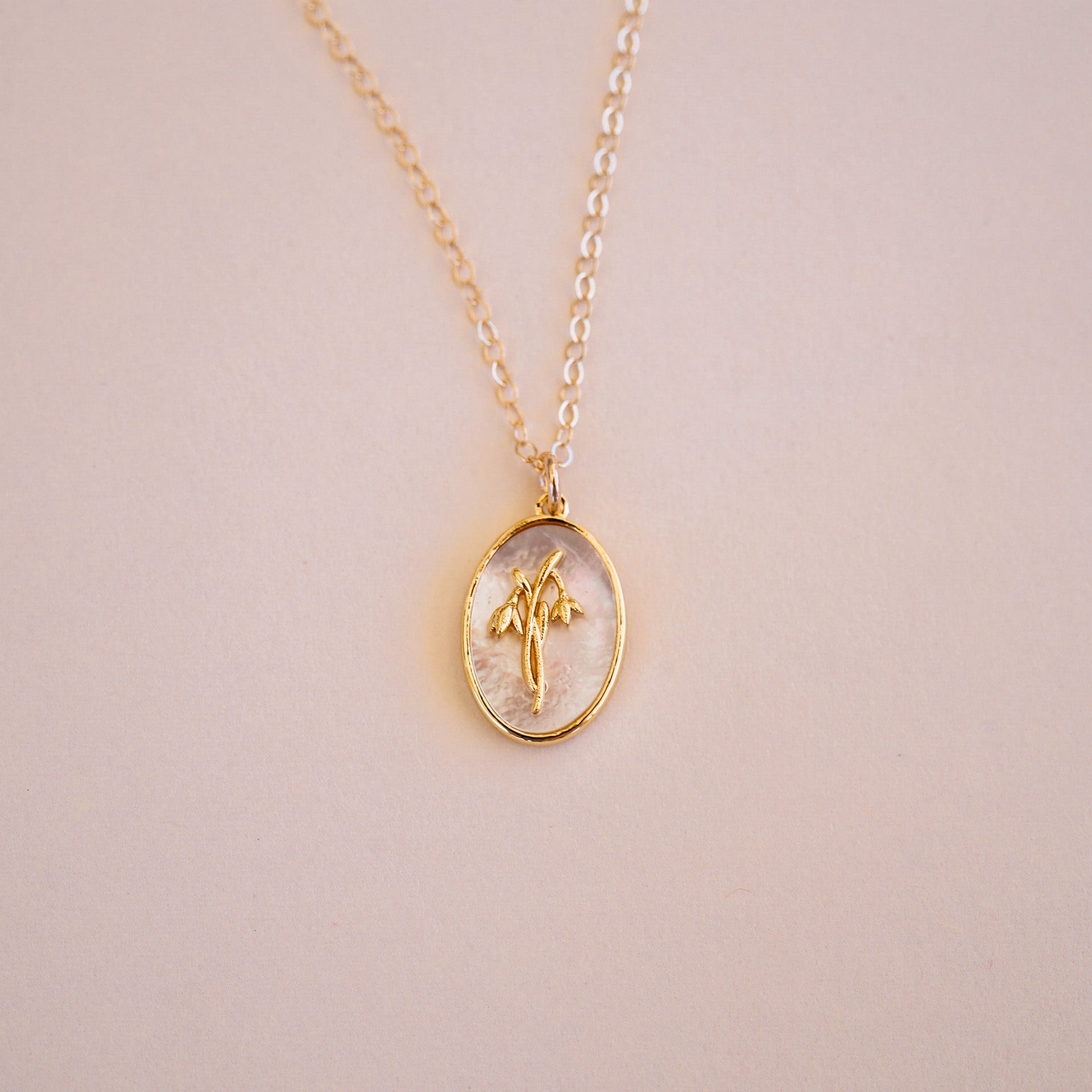 January Birth Flower Necklace - Wander + Lust Jewelry