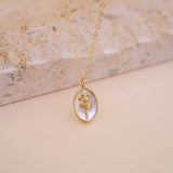 February Birth Flower Necklace - Wander + Lust Jewelry