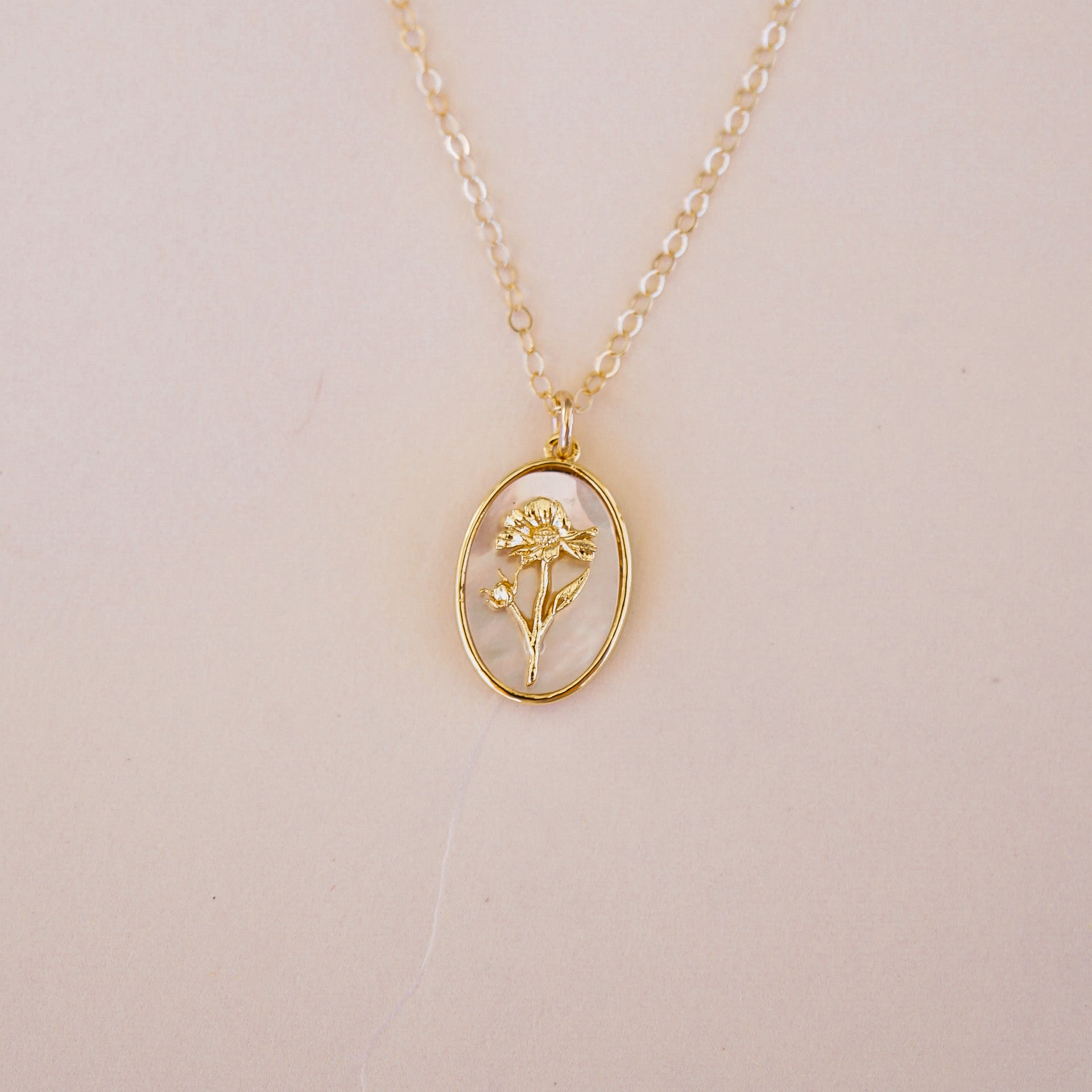 October Birth Flower Necklace - Wander + Lust Jewelry