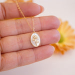 July Birth Flower Necklace - Wander + Lust Jewelry