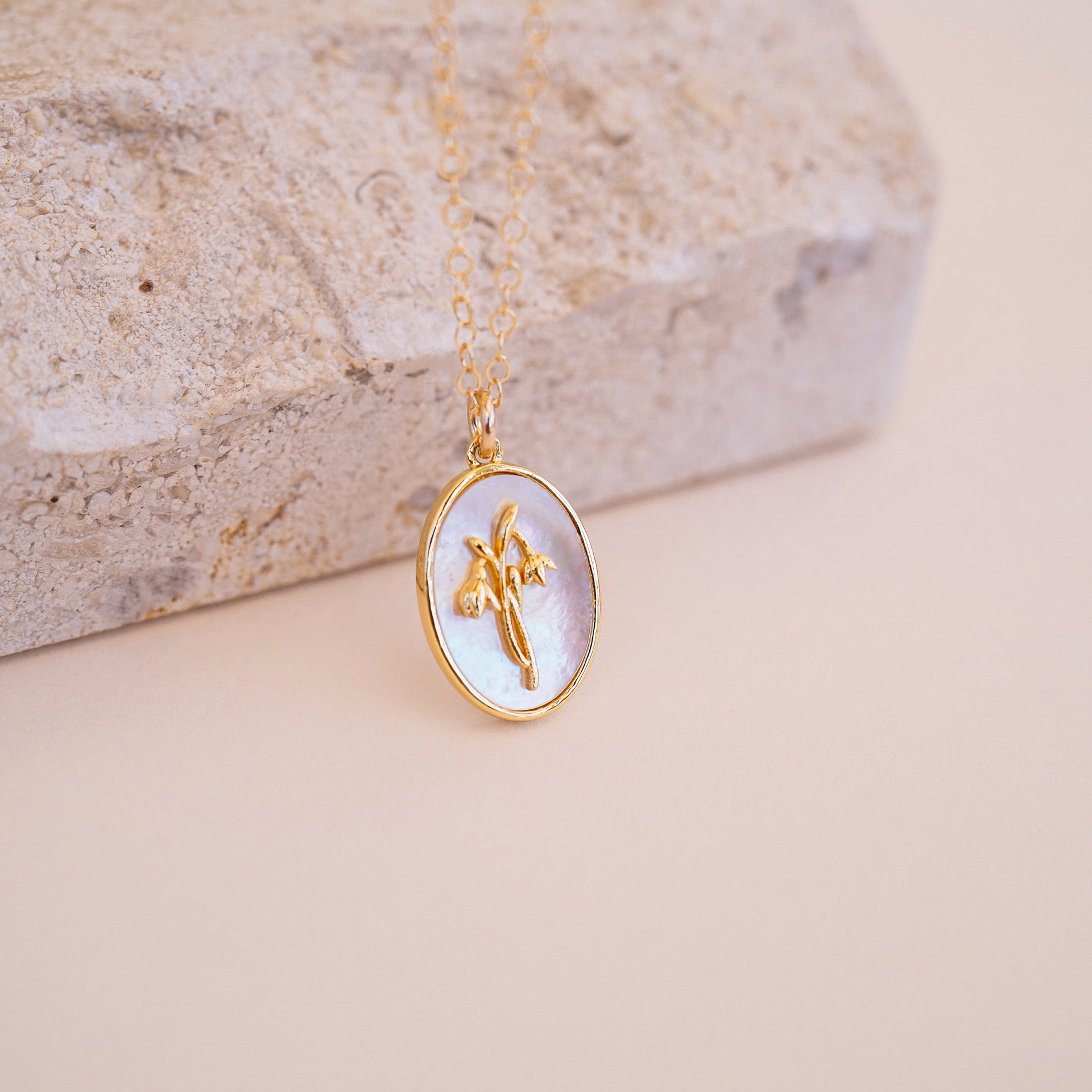January Birth Flower Necklace - Wander + Lust Jewelry