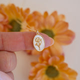 October Birth Flower Necklace - Wander + Lust Jewelry