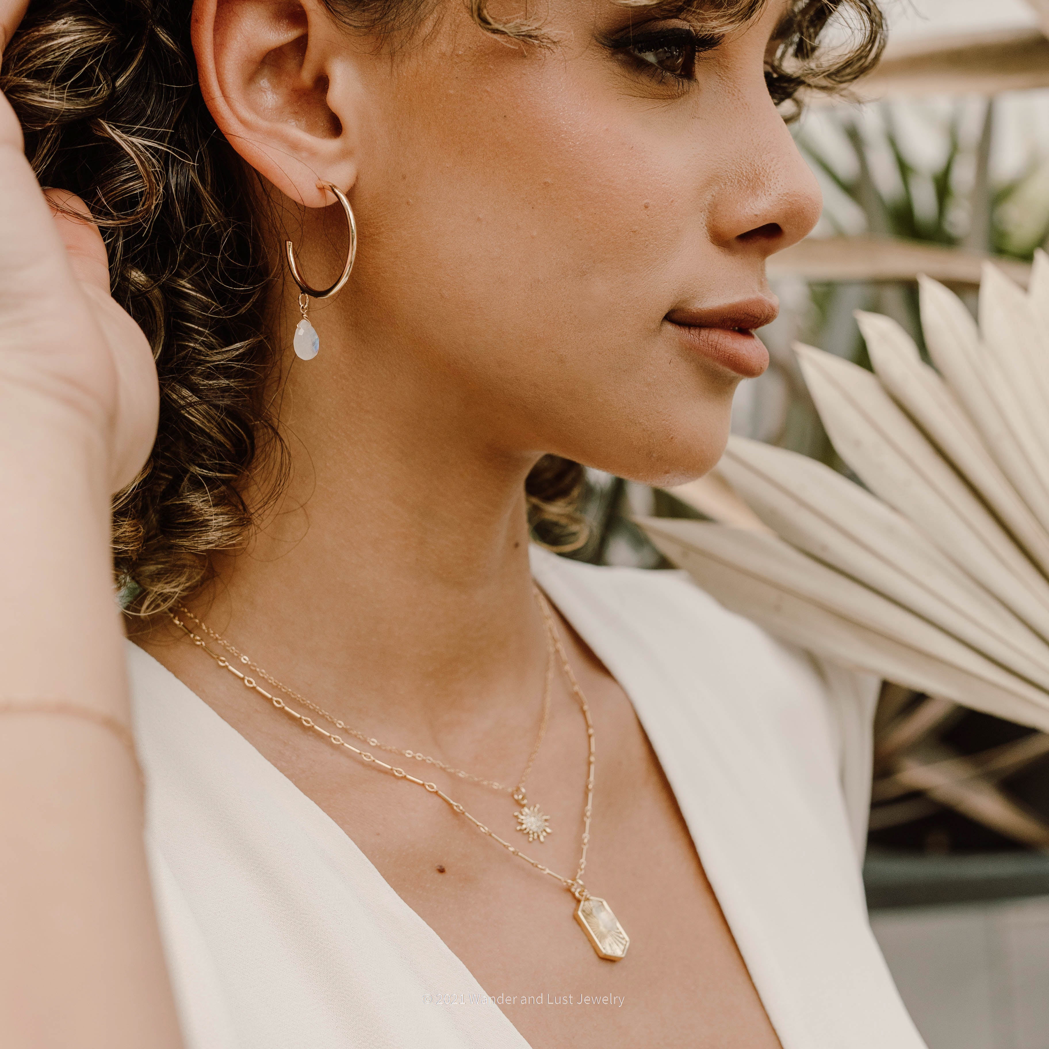 Luna Hoops - Wander + Lust Jewelry