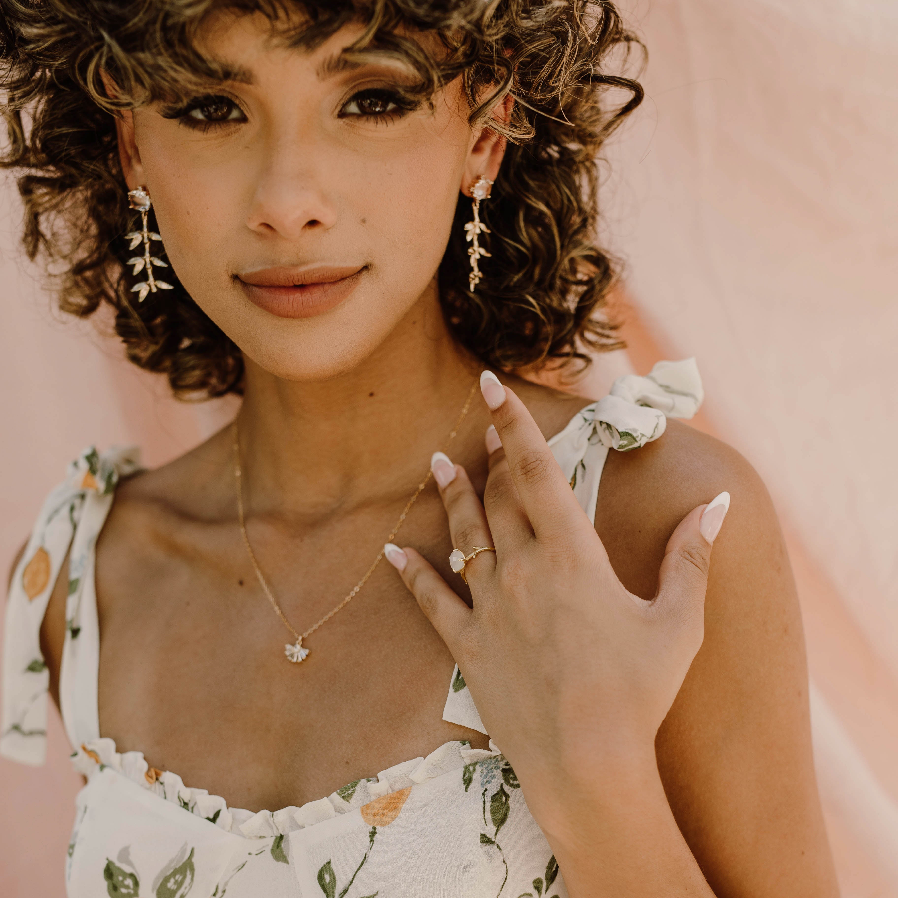 Rowan Fan Necklace - Wander + Lust Jewelry