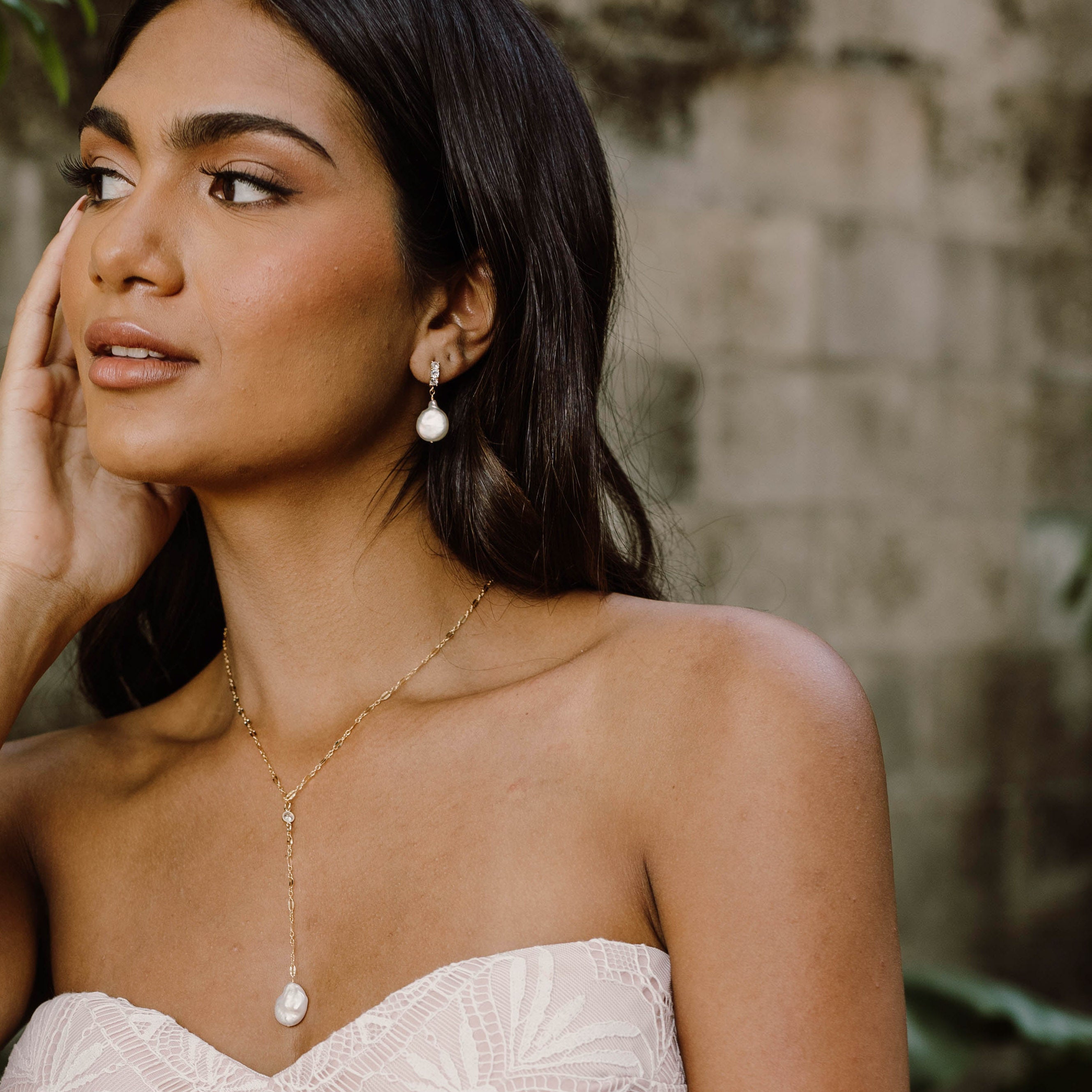 Corrine Pearl Necklace - Wander + Lust Jewelry
