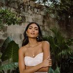 Corrine Pearl Hoops - Wander + Lust Jewelry