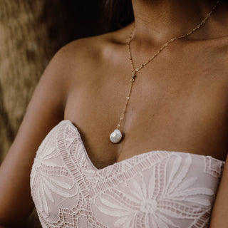 Corrine Pearl Necklace