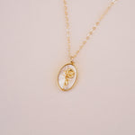 August Birth Flower Necklace - Wander + Lust Jewelry