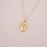 August Birth Flower Necklace - Wander + Lust Jewelry