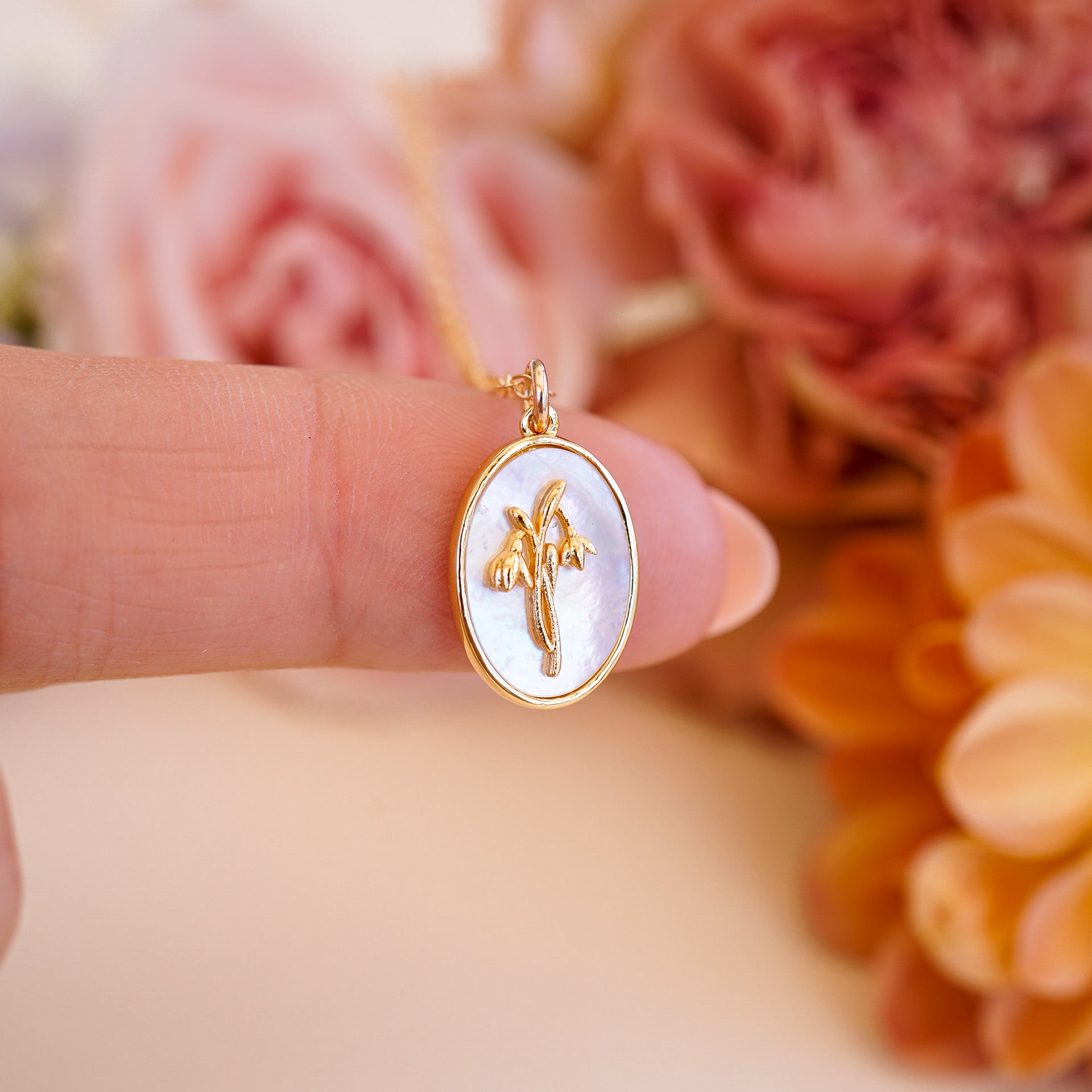 January Birth Flower Necklace - Wander + Lust Jewelry