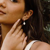 Delia Pearl Huggies - Wander + Lust Jewelry