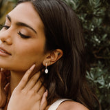 Delia Pearl Huggies - Wander + Lust Jewelry