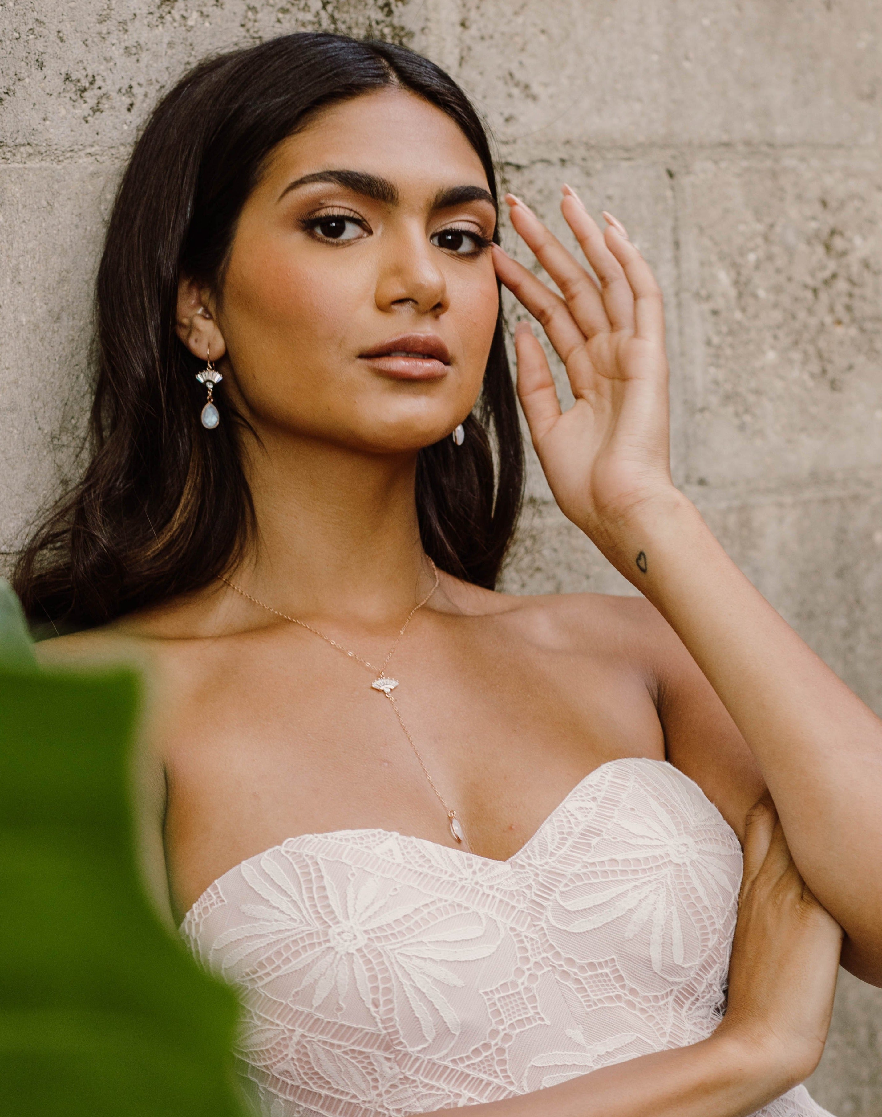 Aria Moonstone Earrings - Wander + Lust Jewelry