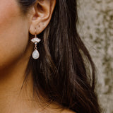 Aria Moonstone Earrings - Wander + Lust Jewelry