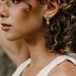 Emilie Art Deco Earrings - Wander + Lust Jewelry