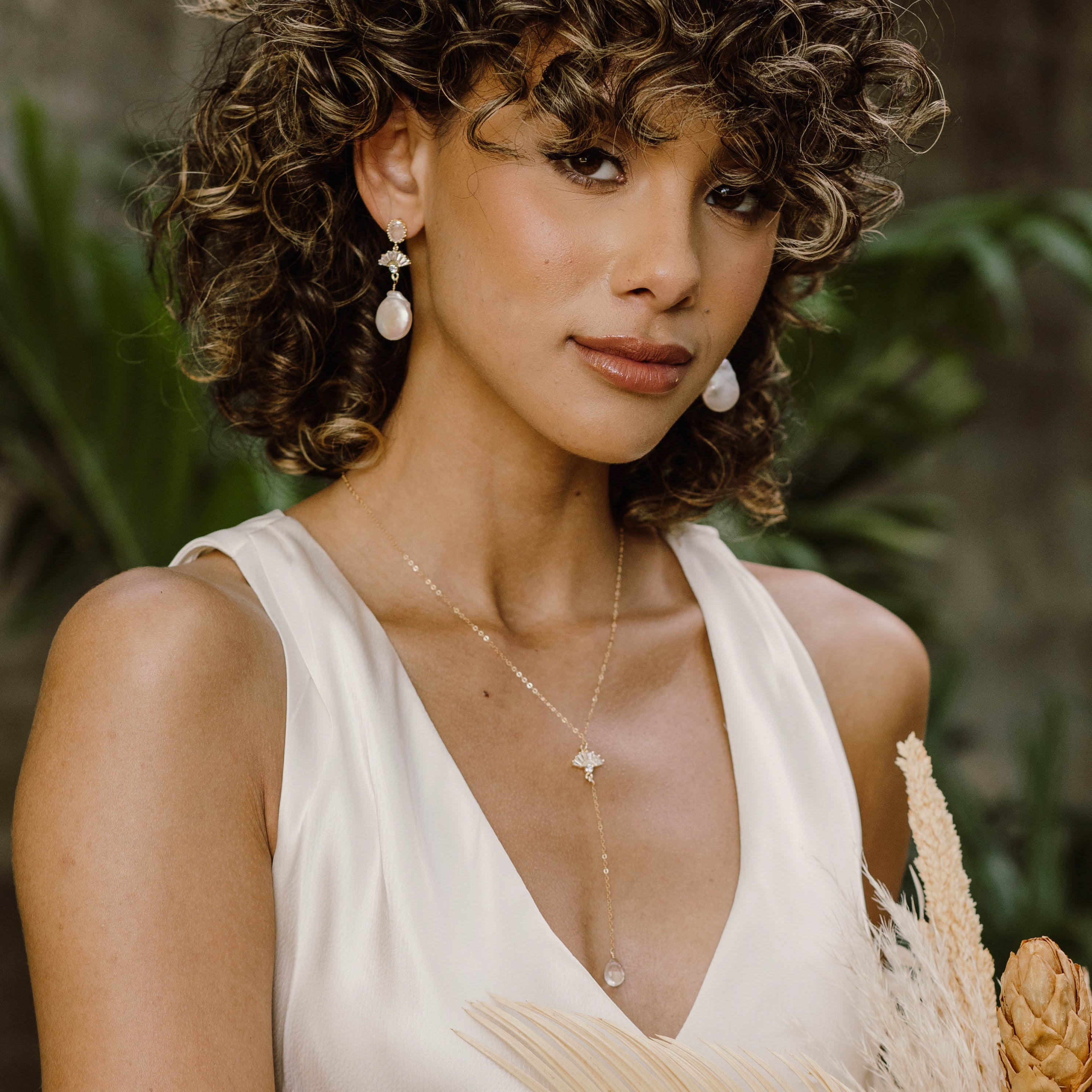 Clarissa Pearl Earrings - Wander + Lust Jewelry
