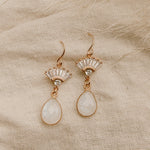 Aria Moonstone Earrings - Wander + Lust Jewelry