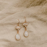 Aria Moonstone Earrings - Wander + Lust Jewelry