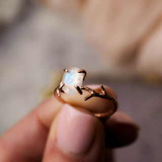 Moonstone Ring, Ring, - Wander + Lust Jewelry