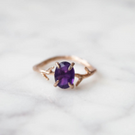 Amethyst Ring, Ring, - Wander + Lust Jewelry