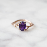 Amethyst Ring, Ring, - Wander + Lust Jewelry