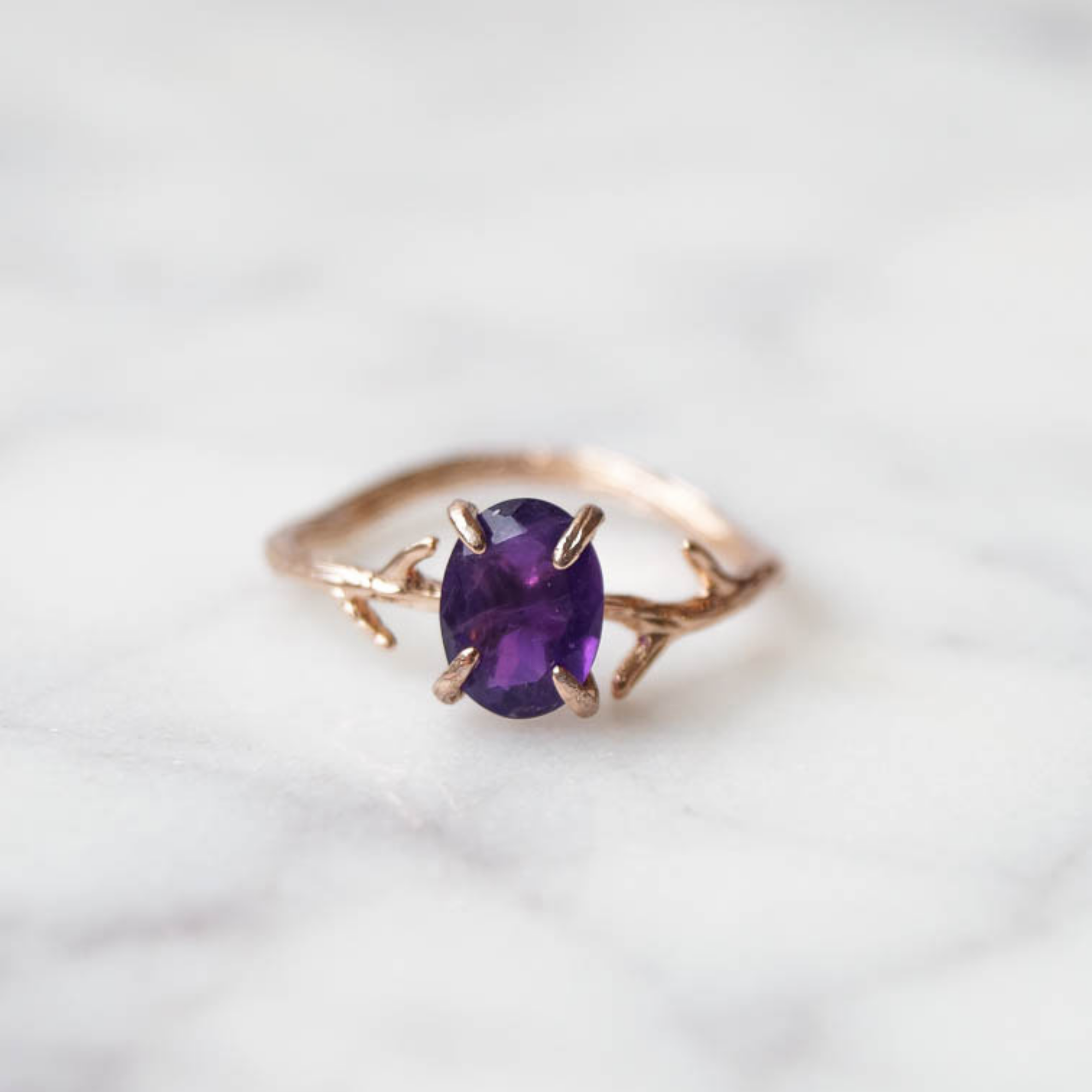 Amethyst Ring, Ring, - Wander + Lust Jewelry