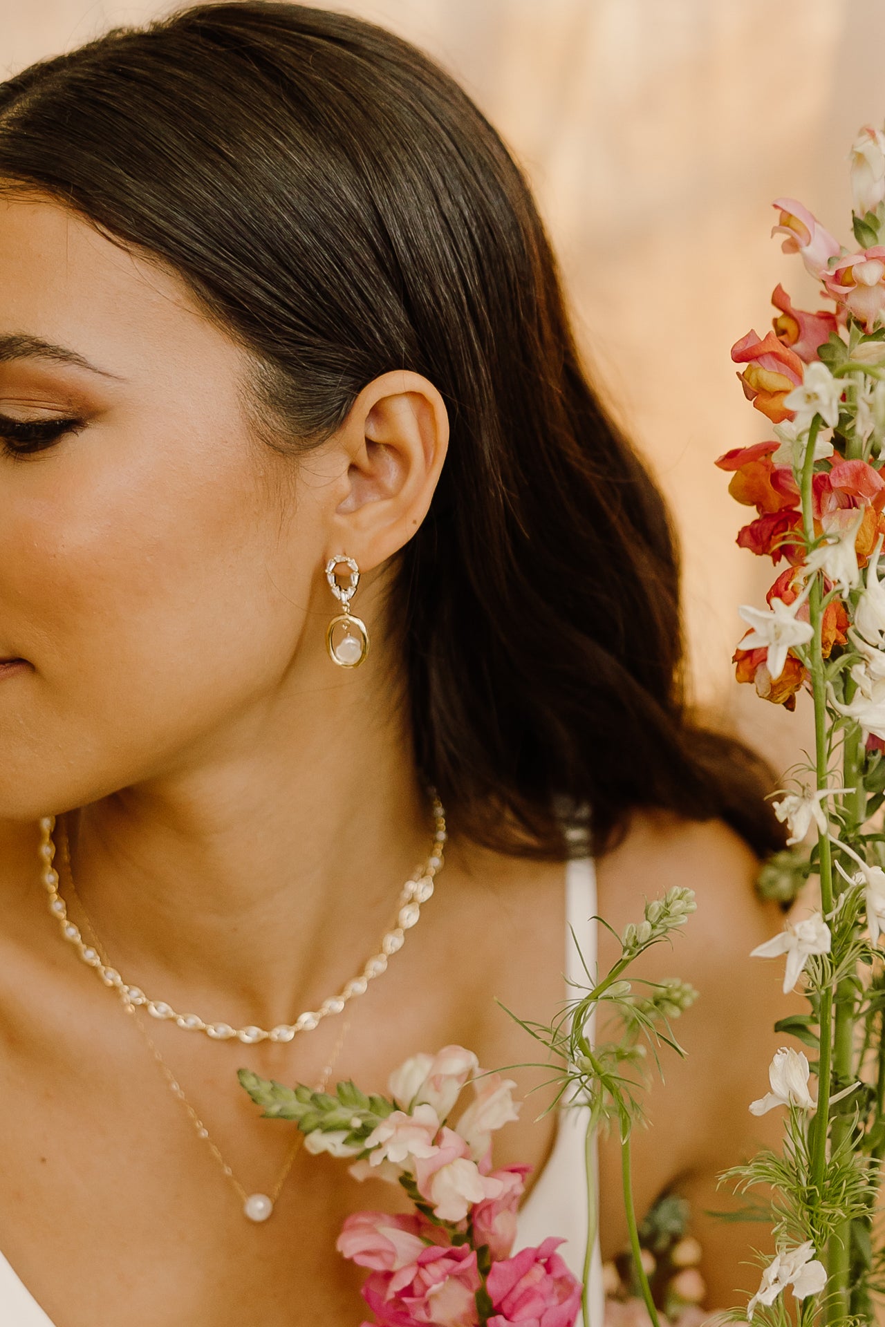 Cassie Pearl Drop Earrings - Wander + Lust Jewelry