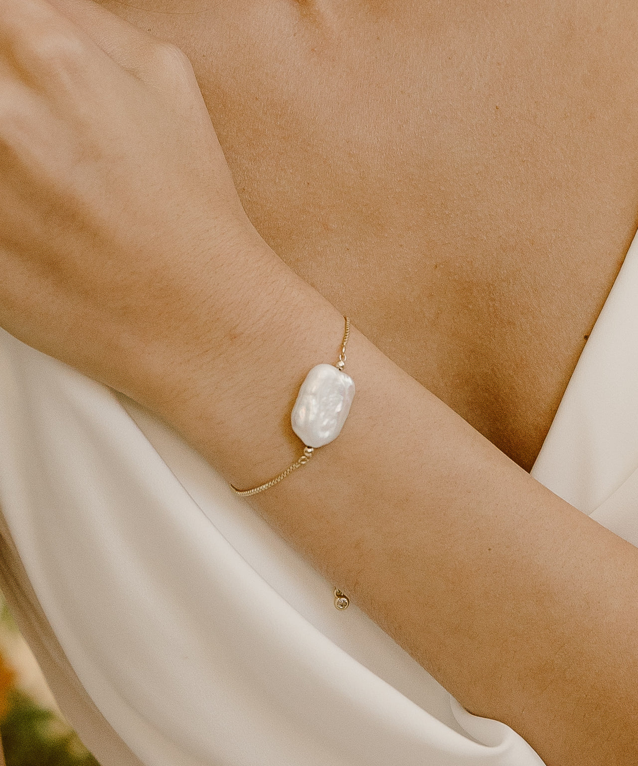 Paige Pearl Bracelet - Wander + Lust Jewelry