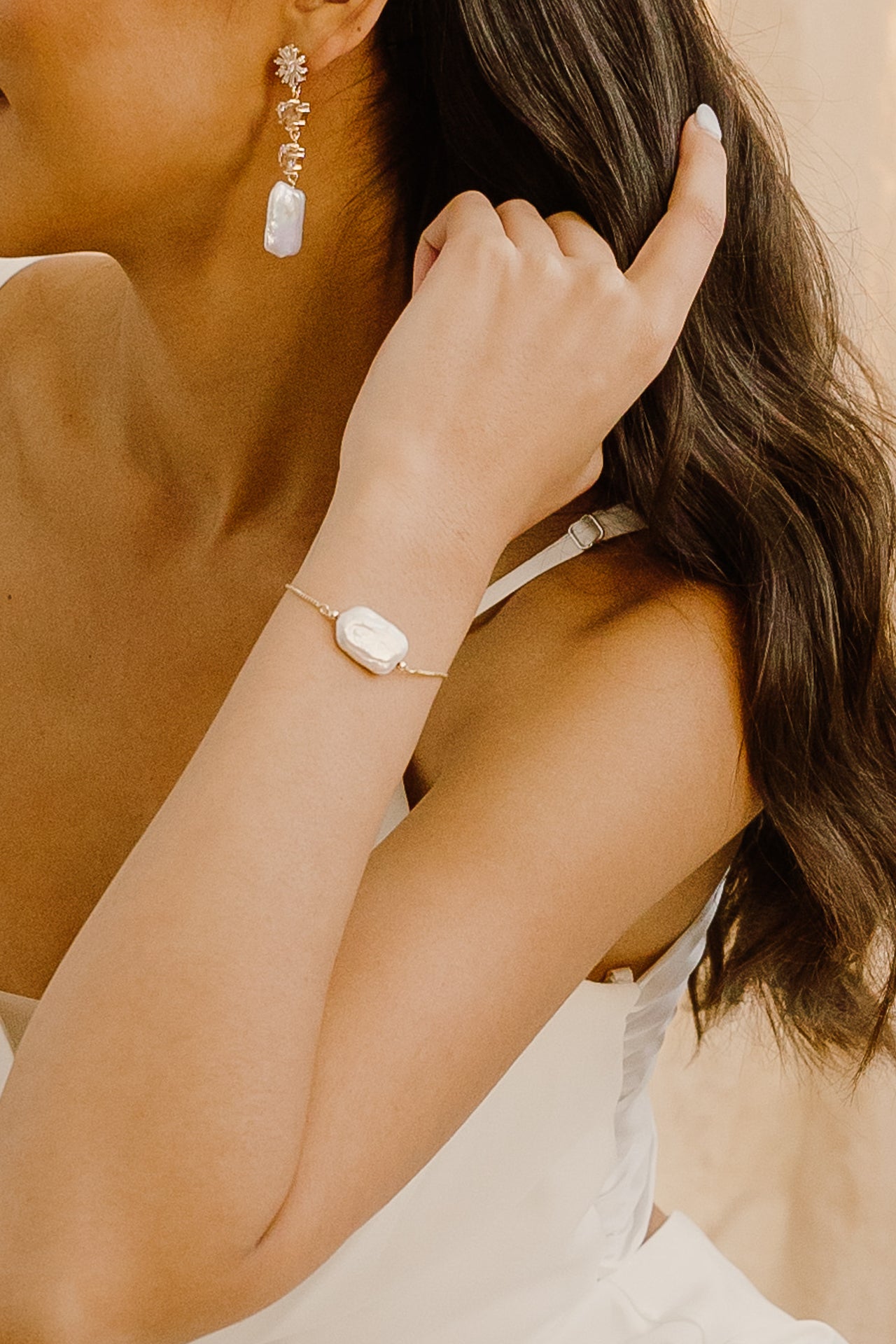 Paige Pearl Bracelet - Wander + Lust Jewelry