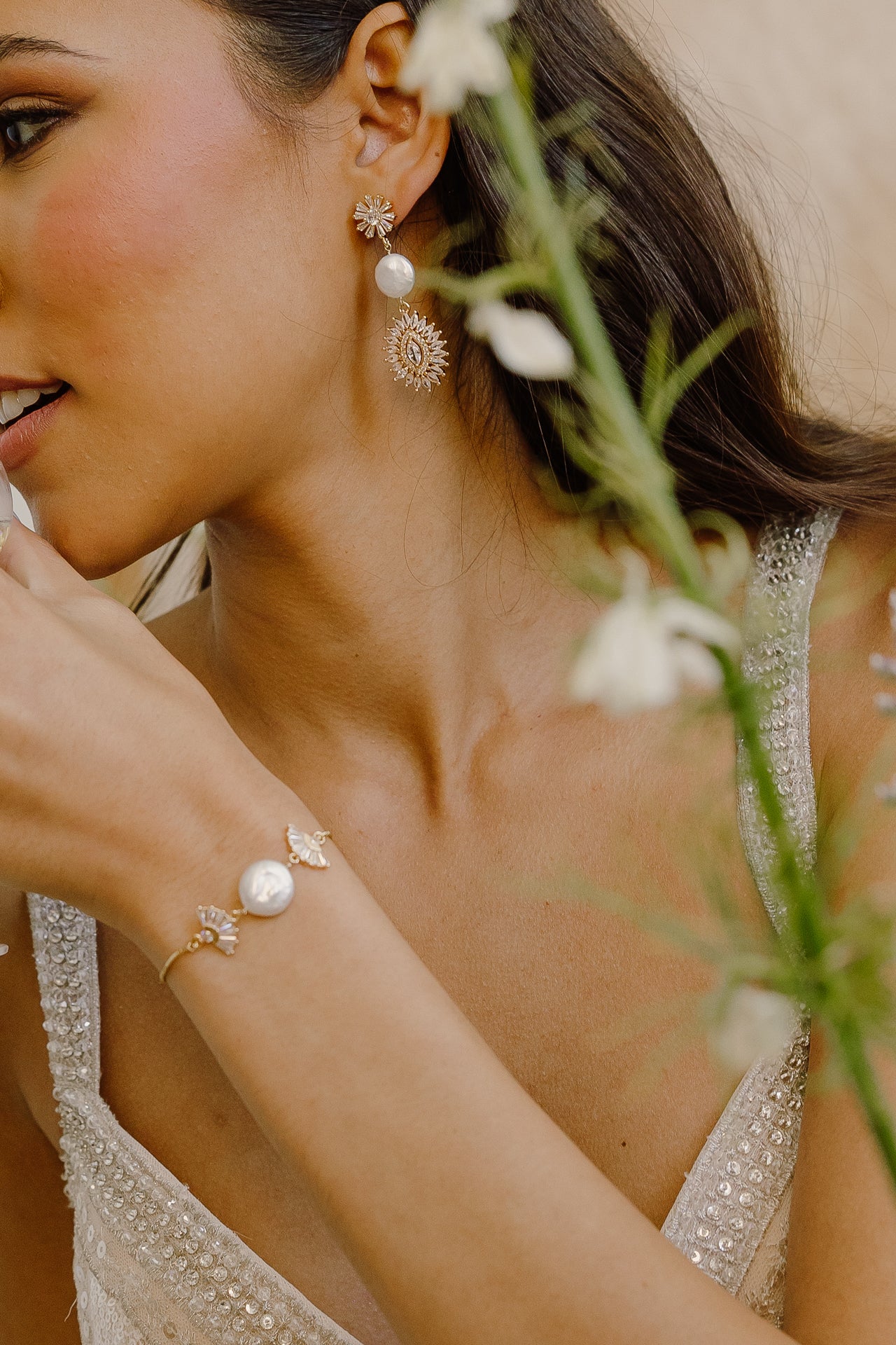 Greta Pearl Earrings - Wander + Lust Jewelry
