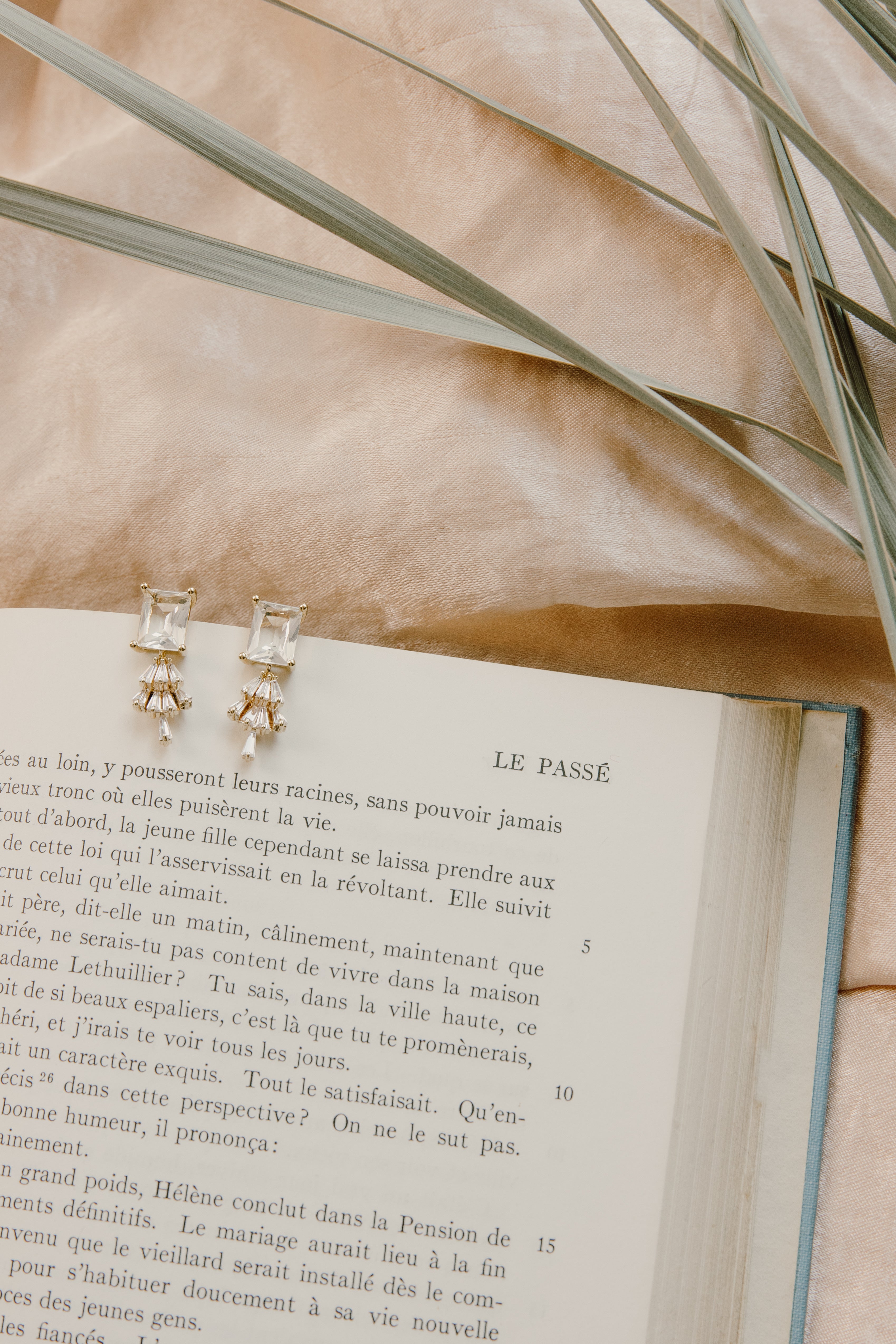 Emilie Art Deco Earrings - Wander + Lust Jewelry