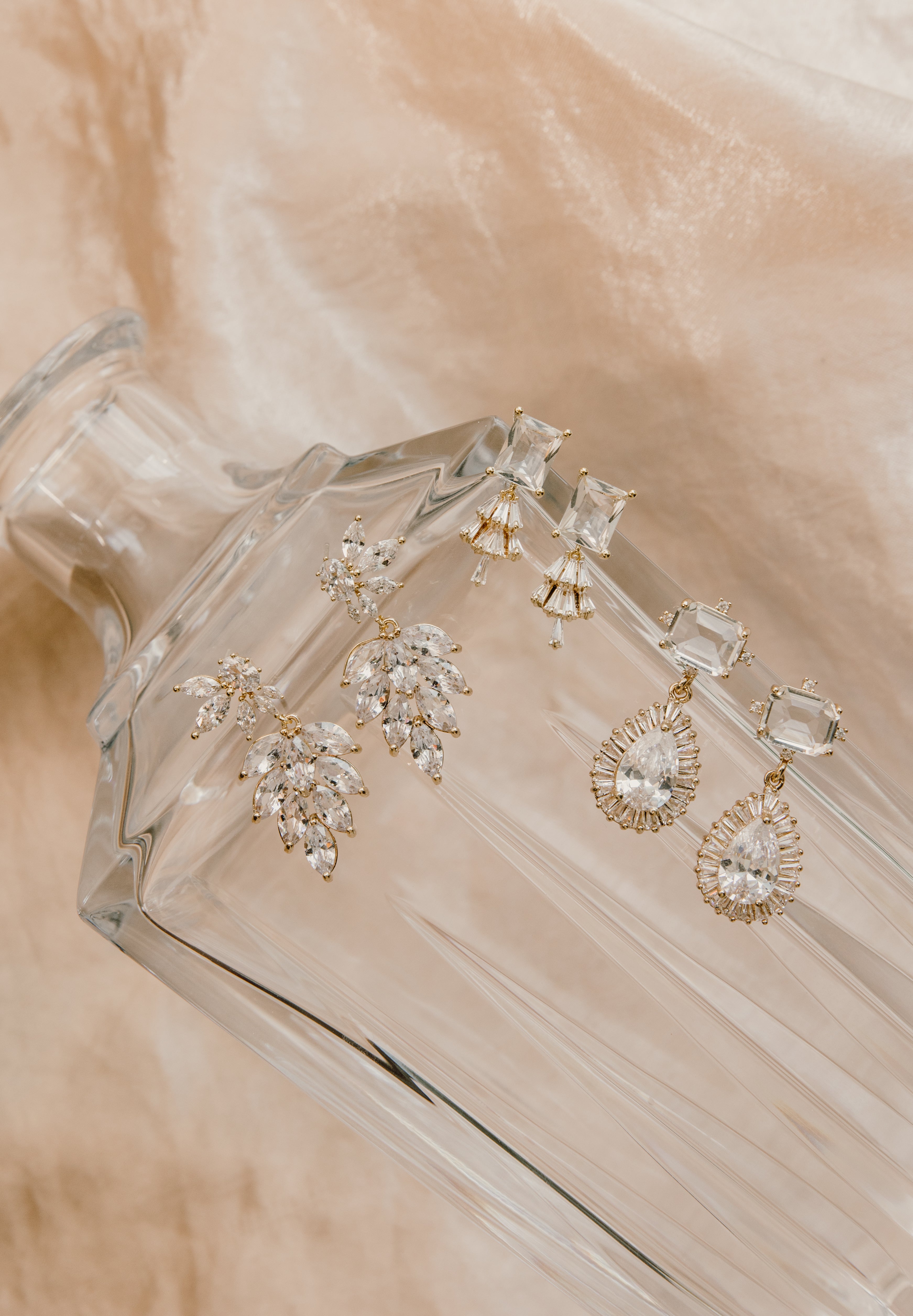 Emilie Art Deco Earrings - Wander + Lust Jewelry