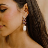 Poppy Pearl Earrings - Wander + Lust Jewelry