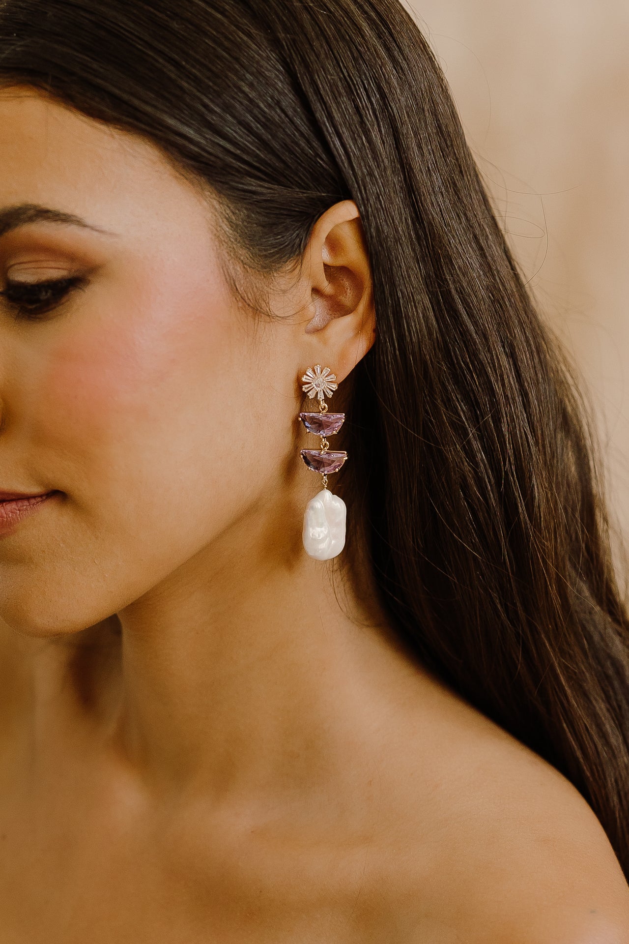 Poppy Pearl Earrings - Wander + Lust Jewelry