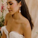 Poppy Pearl Earrings - Wander + Lust Jewelry